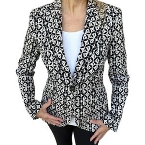 ESCADA black & white blazer